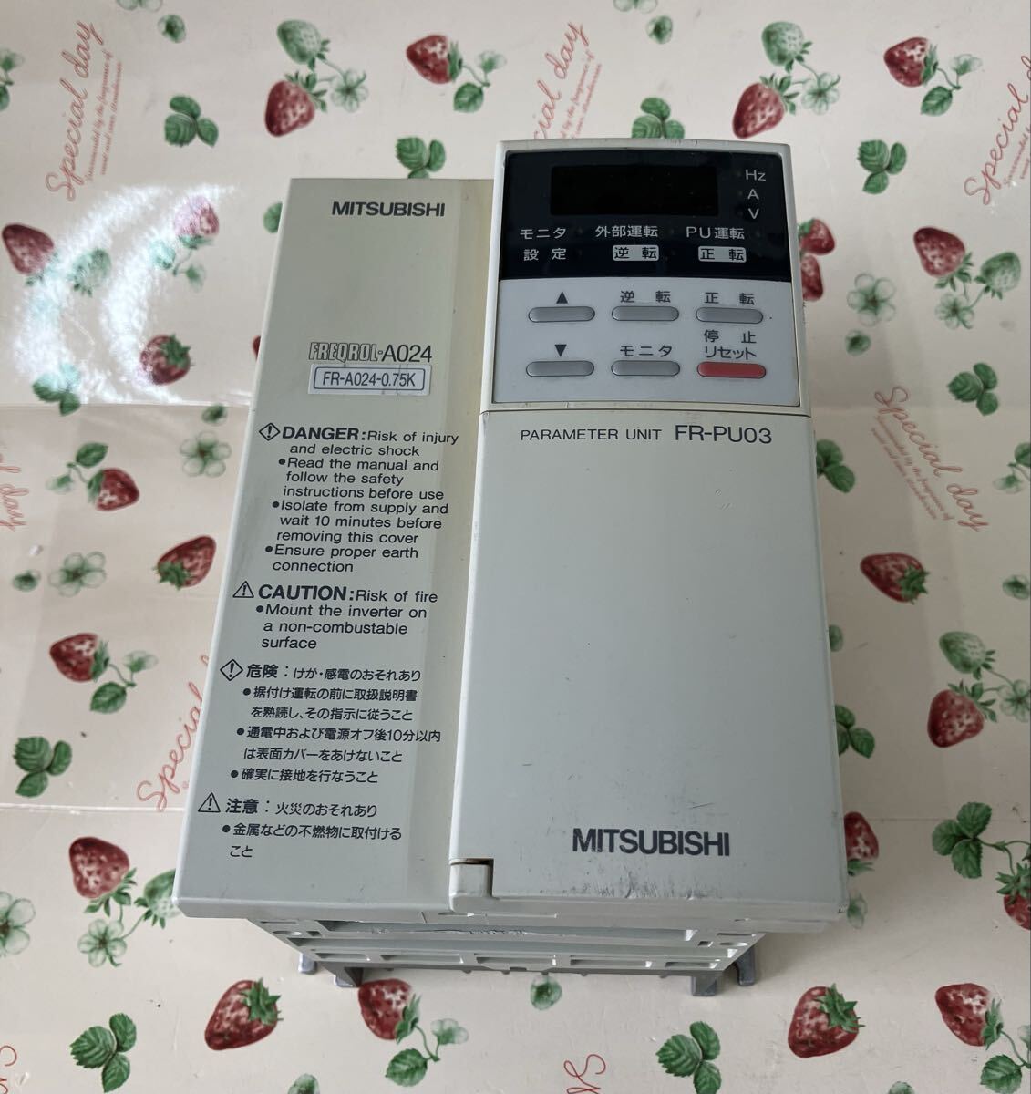 三菱電機インバータ FR-A024-0.75KP ジャック品 返品不可拍卖