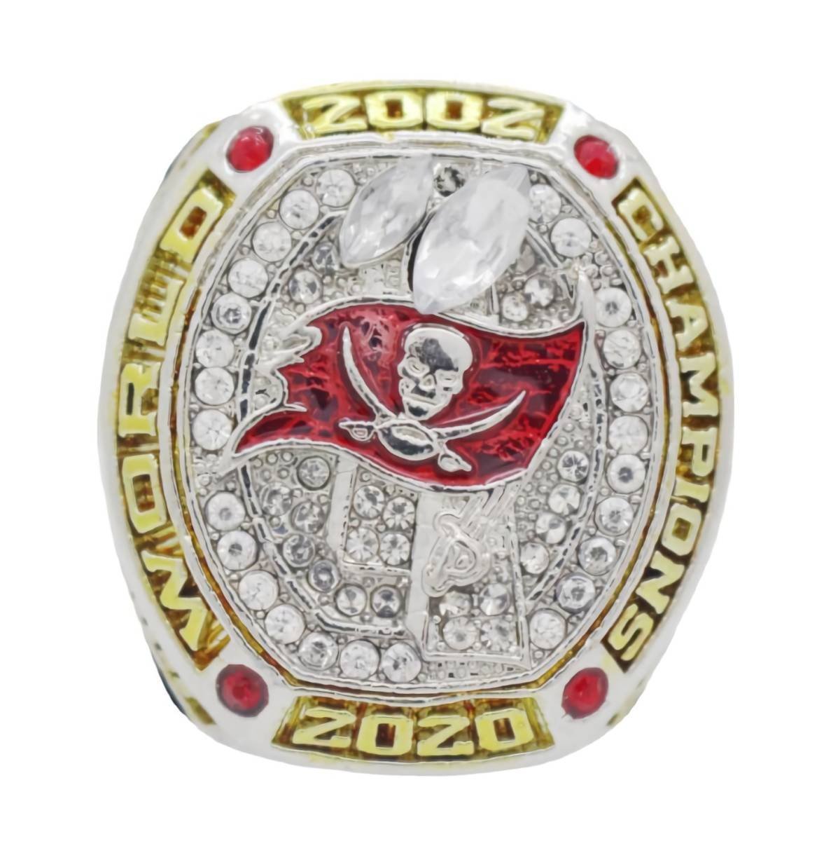 ZJM348 指輪 リング 19号~26号 ファッション ステンレス鋼 贈り物 新品タンパベイ・バッカニアーズ Champion NFL 指輪拍卖