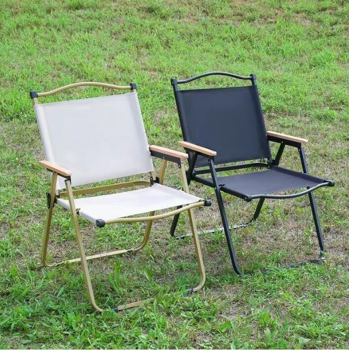 OHJ1033★上質アウトドアチェア キャンプチェア 折りたたみ椅子 キャンプ イス 背もたれ付 バーベキュー 公園 運動会 カーキお色選択可拍卖