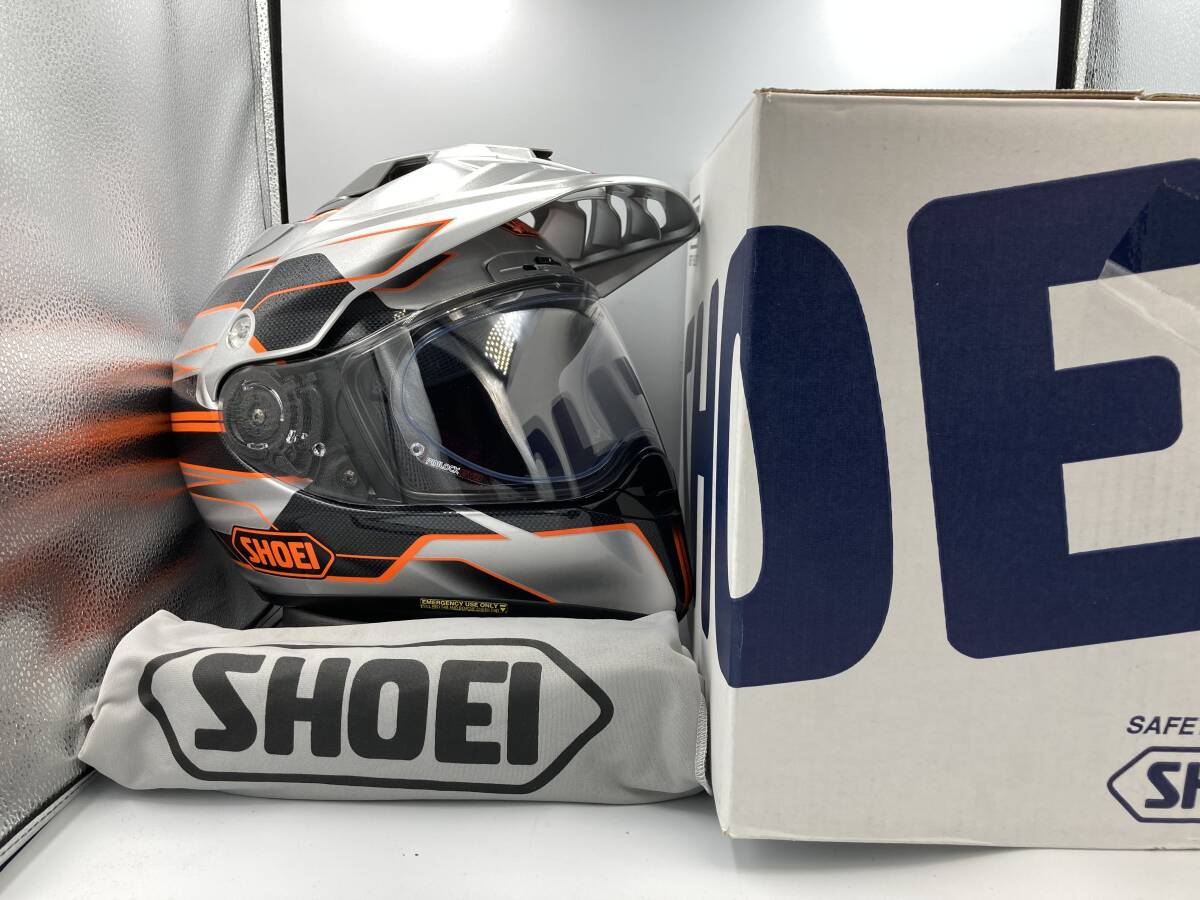 SHOEI ショウエイ HORNET ADV ホーネットADV NAVIGATE ナビゲート ヘルメット Mサイズ 使用極小!! 希少色!! 超美品!!拍卖