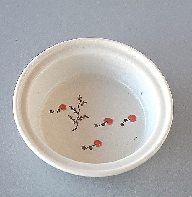 ボウル 鉢 4つの赤い実 スープボウル サラダボウル はまぐり窯 hg019拍卖