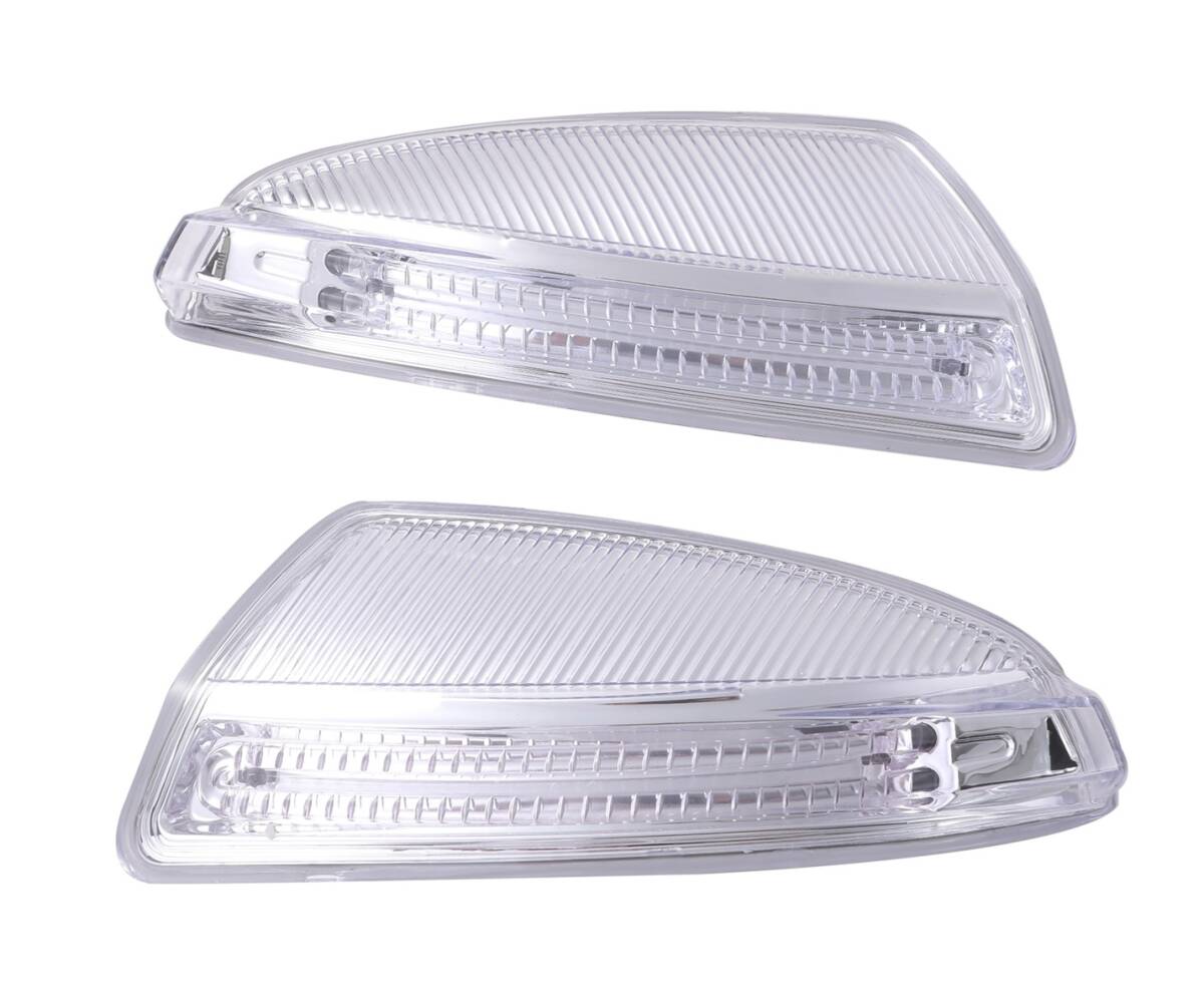 ドアミラー ウインカー ライト クリアーレンズ 左右セット ベンツ Cクラス W204 S204 前期 C180 C200 C250 C300 C350 C63 2048200821 等拍卖