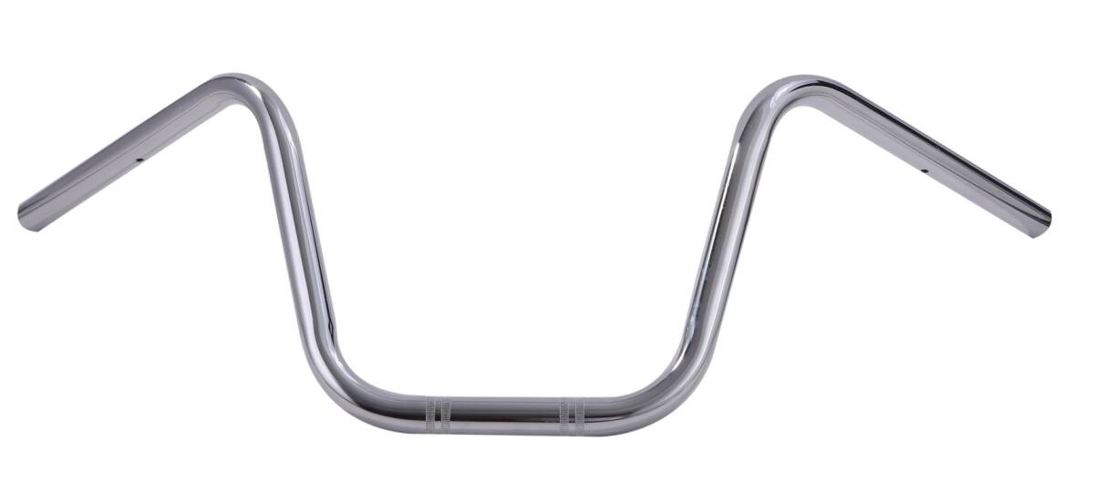 バイク 用 ハンドルバー アップ ハンドル シルバー 1インチ 25.4mm スチール シャドウ レブル250 レブル500 イントルーダー 等 汎用 社外品拍卖