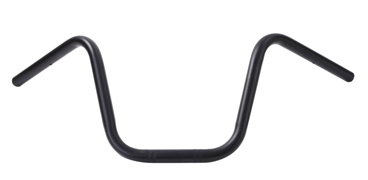 バイク 用 ハンドルバー アップ ハンドル ブラック 1インチ 25.4mm スチール シャドウ レブル250 レブル500 イントルーダー 等 汎用 社外品拍卖