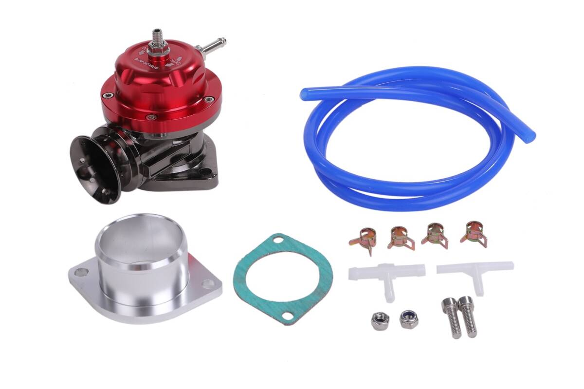 ブローオフバルブ レーシング レッド ターボ 車 ジムニー JB23 1型~3型用 レスポンス アップ 互換 タービン トルク 加速 汎用 社外品拍卖