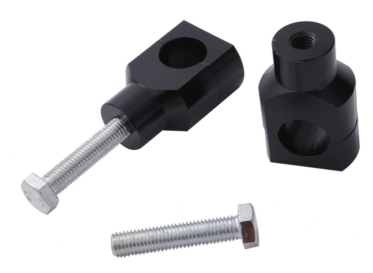 ハンドルポスト ハンドルライザー 25.4mm 1インチ ブラック ハーレー マグナ シャドウ バルカン ドラッグスター スティード 等 バイク 汎用拍卖