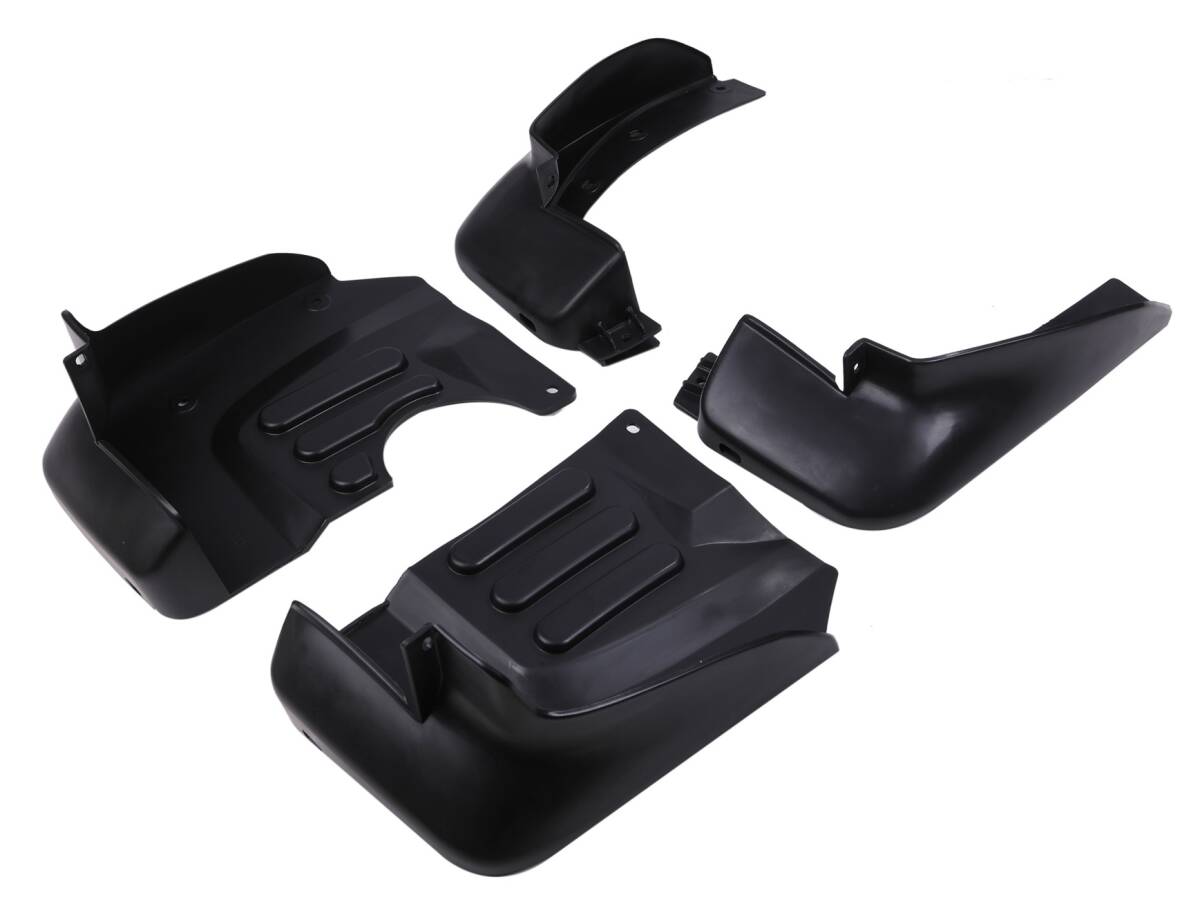 日産 用 マッドガード 4点セット 未塗装 ブラック NV350 キャラバン E26 H24.6~ 前期 後期 泥除け フロント リア スプラッシュ ガード拍卖