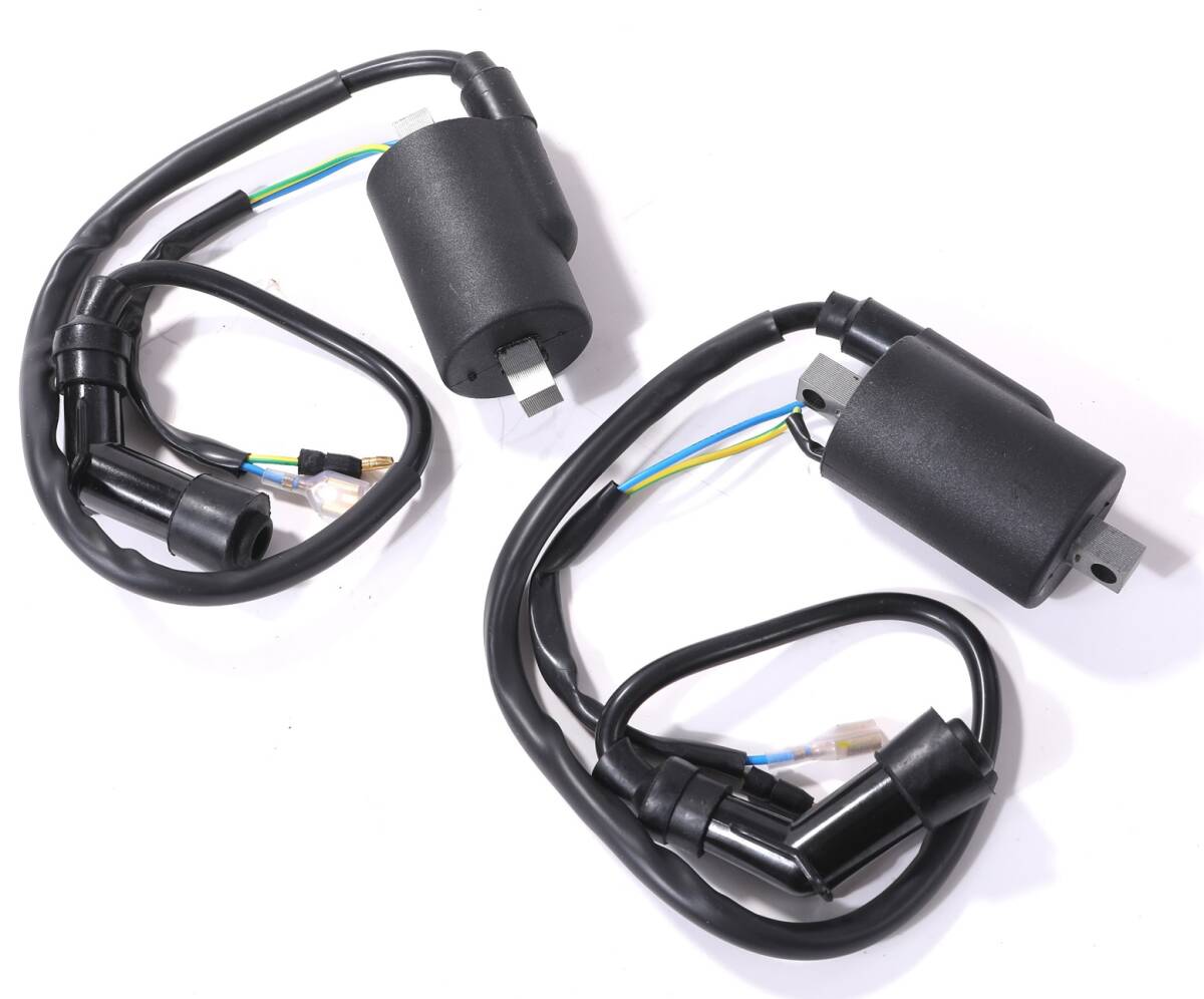 イグニッション コイル 2個セット バッテリー点火 2ポイント車用 CB450 CB500T カスタム 交換 パーツ 汎用 社外品拍卖