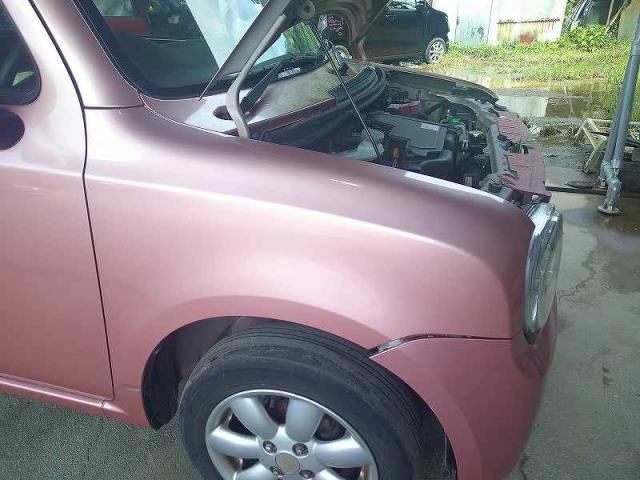 ラパン DBA-HE22S 右Fフェンダー ZKU チェリーピンク(PM)拍卖