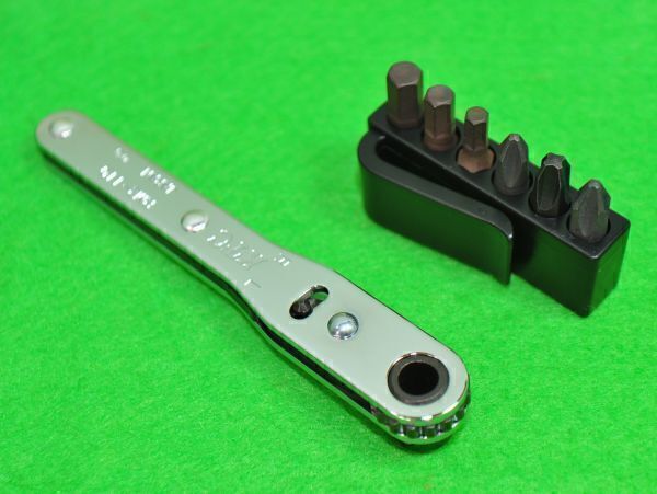 ▲KTC 板ラチェット差替えドライバセット TMDB8★携帯工具 マルチツール ビット ラチェットドライバー♪拍卖