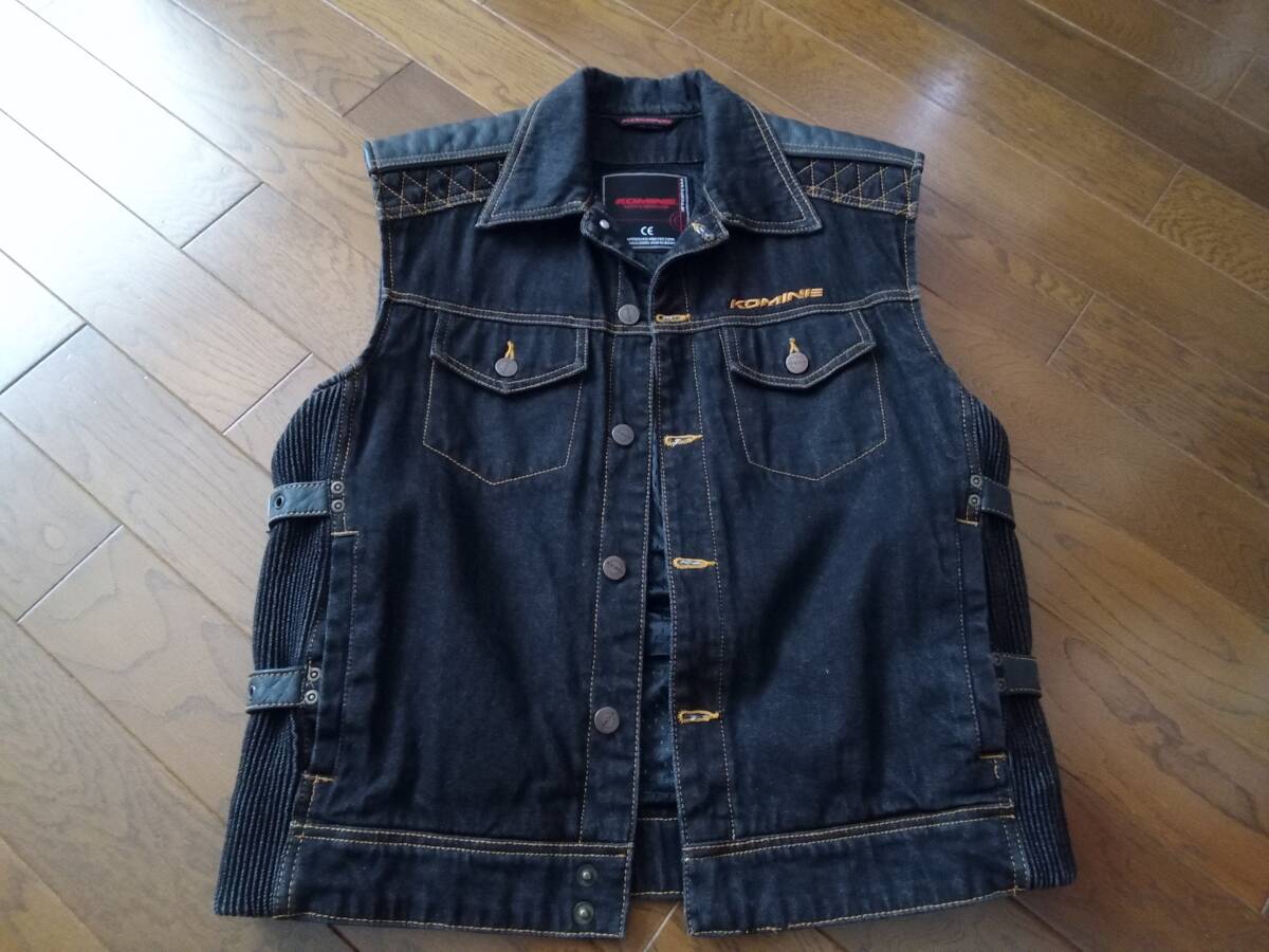 コミネ デニムベスト【Lサイズ】 JK−663拍卖