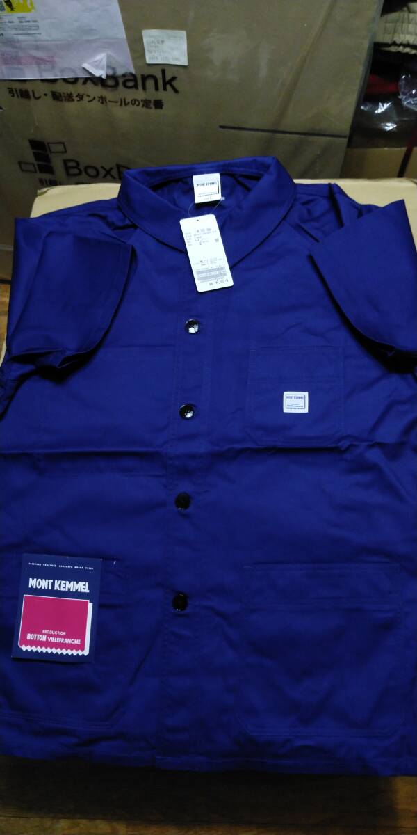 未使用自宅保管品 B.CSTOCK MONT KEMMEL ss coverall カラーブルー サイズL拍卖