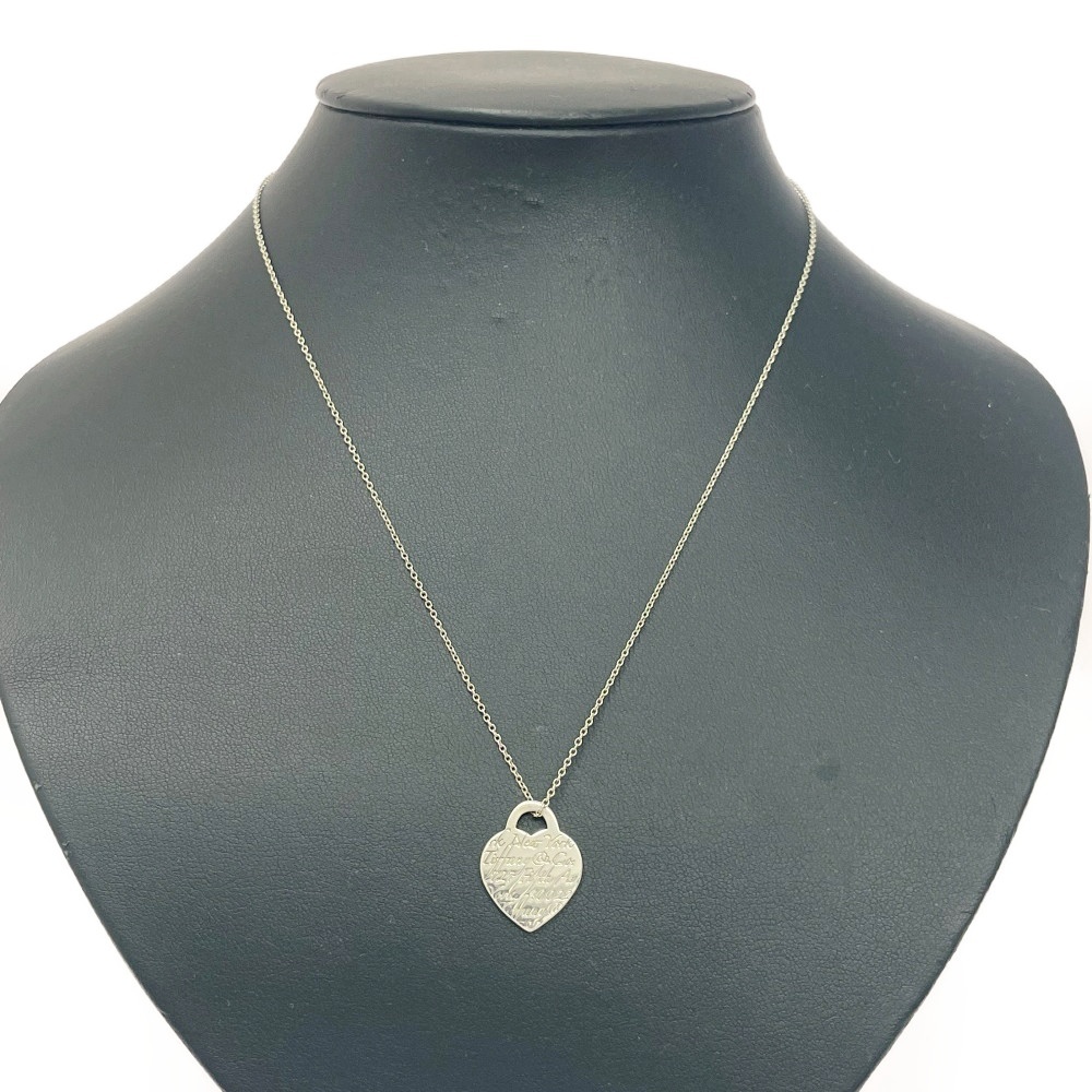 TIFFANY&Co. ティファニー シルバー ノーツハート ネックレス 3.3g 925刻印 435983 ネックレス拍卖