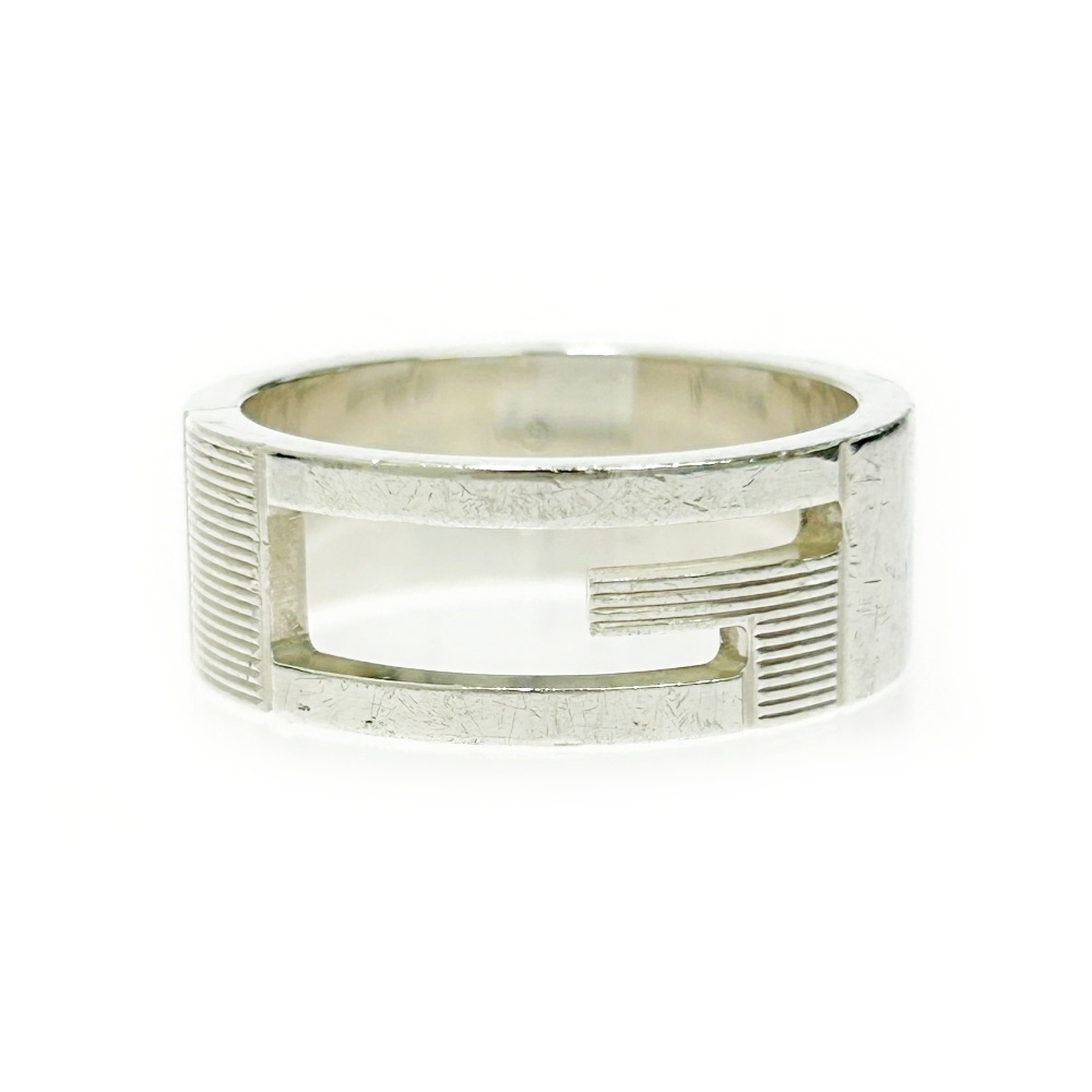 【箱付き】 GUCCI グッチ シルバー ブランデッドG リング 8.5g 925刻印 440386 リング・指輪拍卖