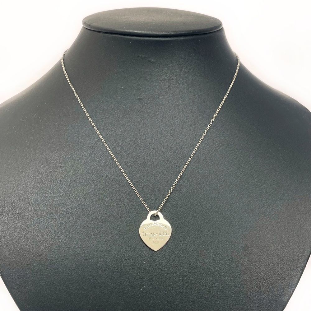 TIFFANY&Co. ティファニー シルバー リターン トゥ ハート ネックレス 3.8g 925刻印 414020 ネックレス拍卖