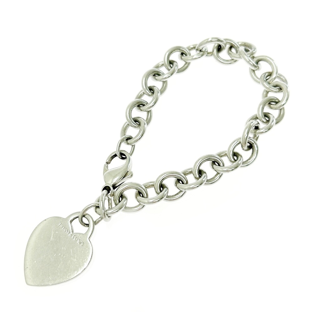 TIFFANY&Co. ティファニー シルバー ハートタグ ブレスレット 33.7g 925刻印 408057 ブレスレット拍卖