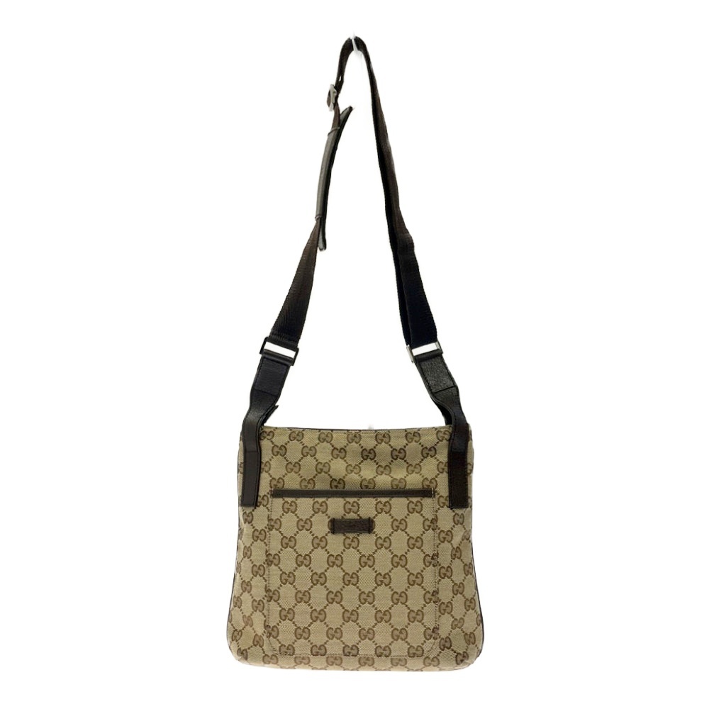 GUCCI グッチ 122793・467891 GGキャンバス ショルダーバッグ ブラウン 393401 ショルダーバッグ拍卖