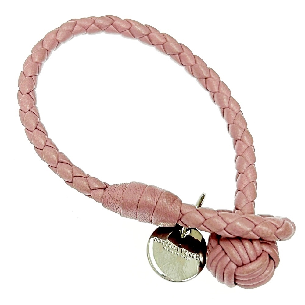 BOTTEGAVENETA ボッテガヴェネタ レザー イントレチャート ブレスレット 321949 ブレスレット拍卖