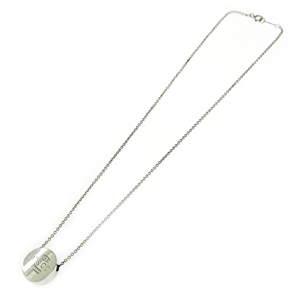 TIFFANY&Co. ティファニー シルバー 1837 コンケーブ サークル ネックレス 11.4g 925刻印 363881 ネックレス拍卖