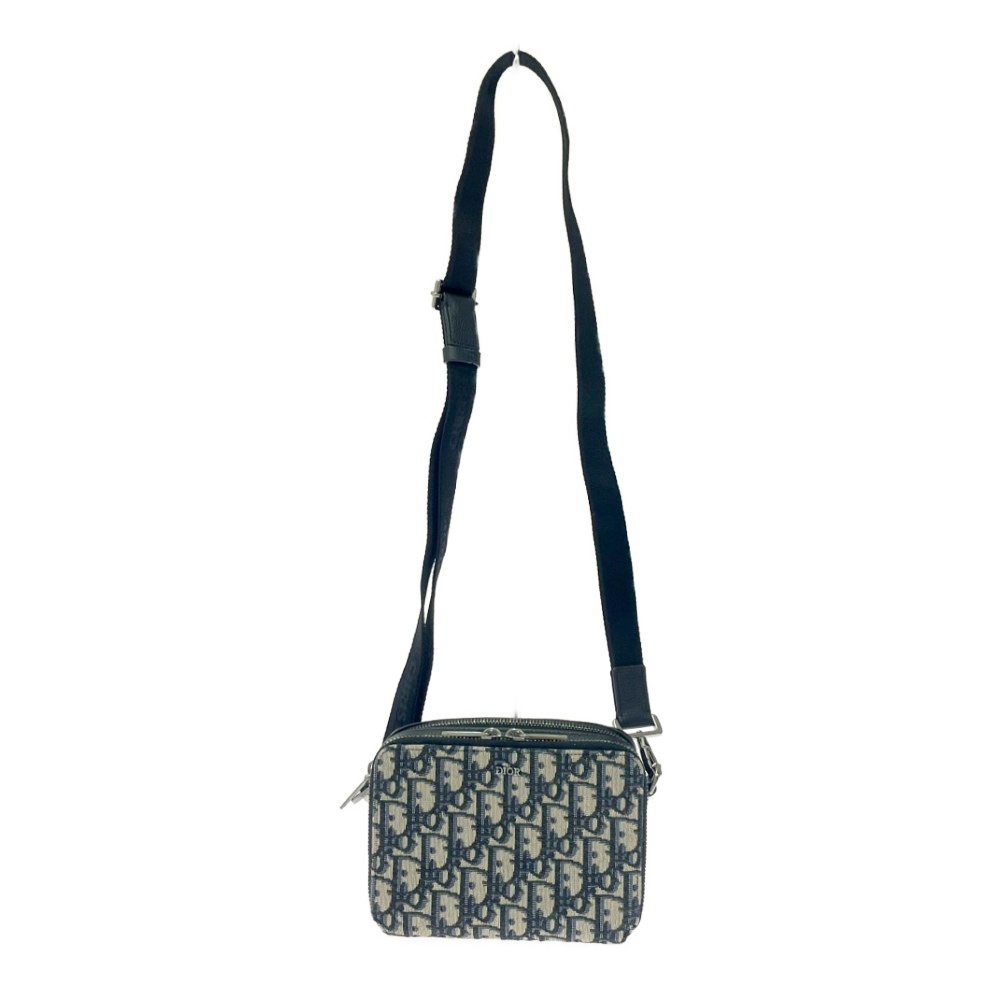 Dior ディオール 2OBBC119YSE キャンバス レザー オブリーク ストラップポーチ ショルダーバッグ 451657 ショルダーバッグ拍卖