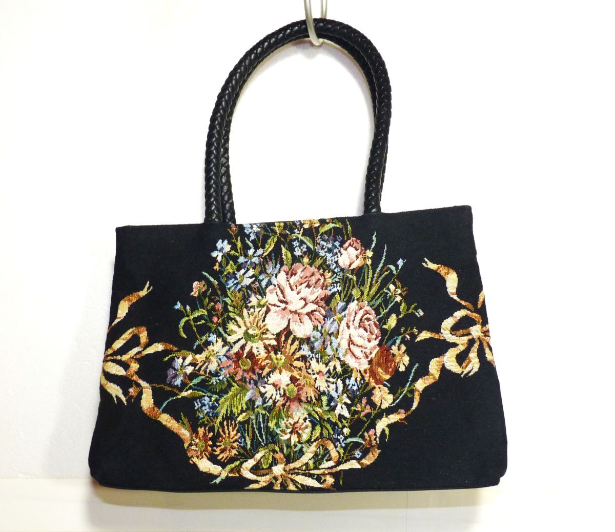 ジャガード織タイプ ハンドバッグ 175613-353BB拍卖