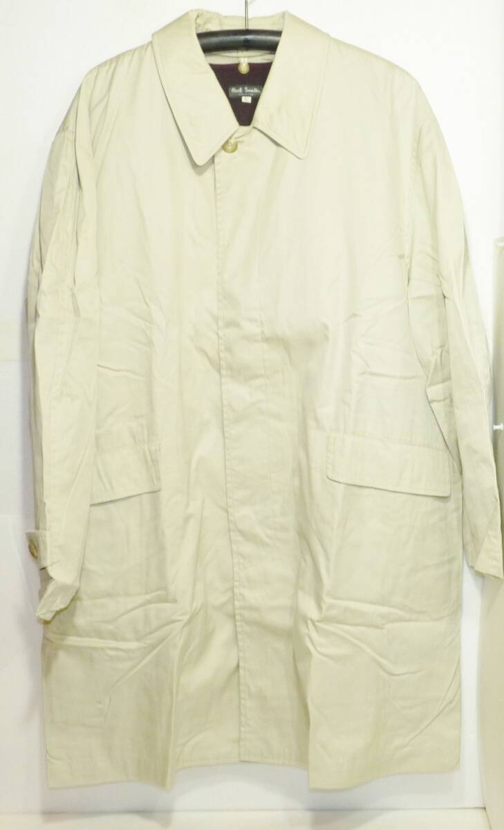 Paul Smith COLLECTION(ポールスミスコレクション:日本製) ライナー付きステンカラーコート メンズ SIZE:L 古着 299146-318BA拍卖