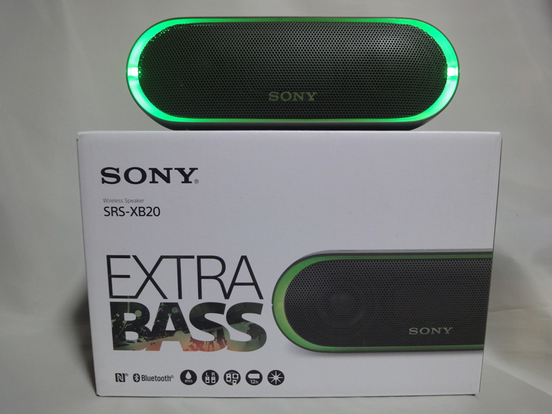 SONY:Wireless Speaker / SRS-XB20(グリーン)本体のみ【中古・保管品・美品】拍卖