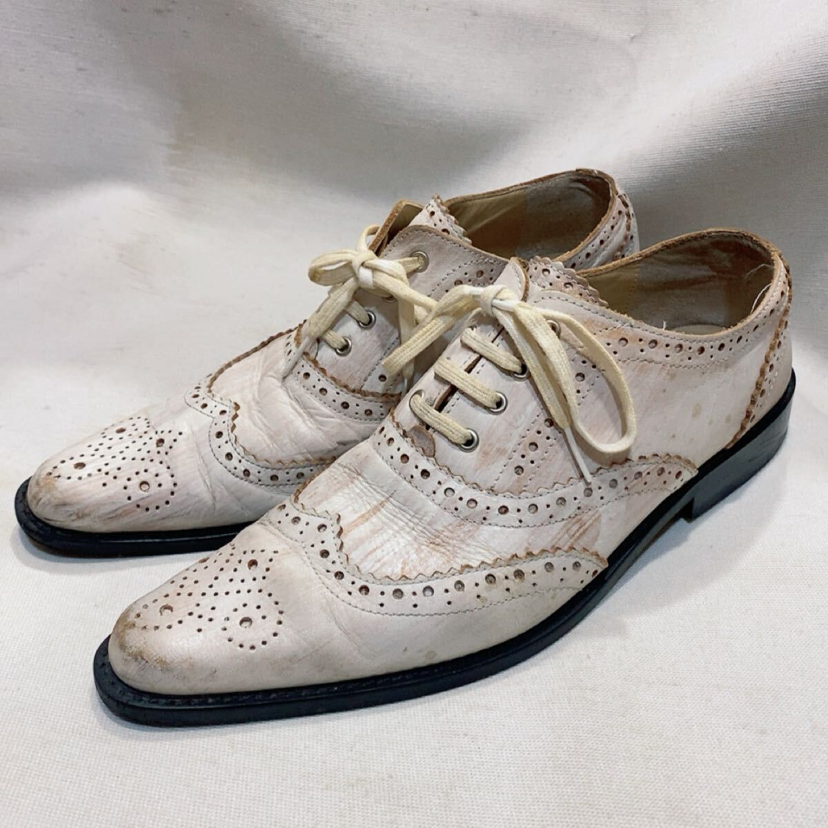 ♪コムデギャルソン シューズ/ベージュ色/tricot COMME des GARCONS拍卖