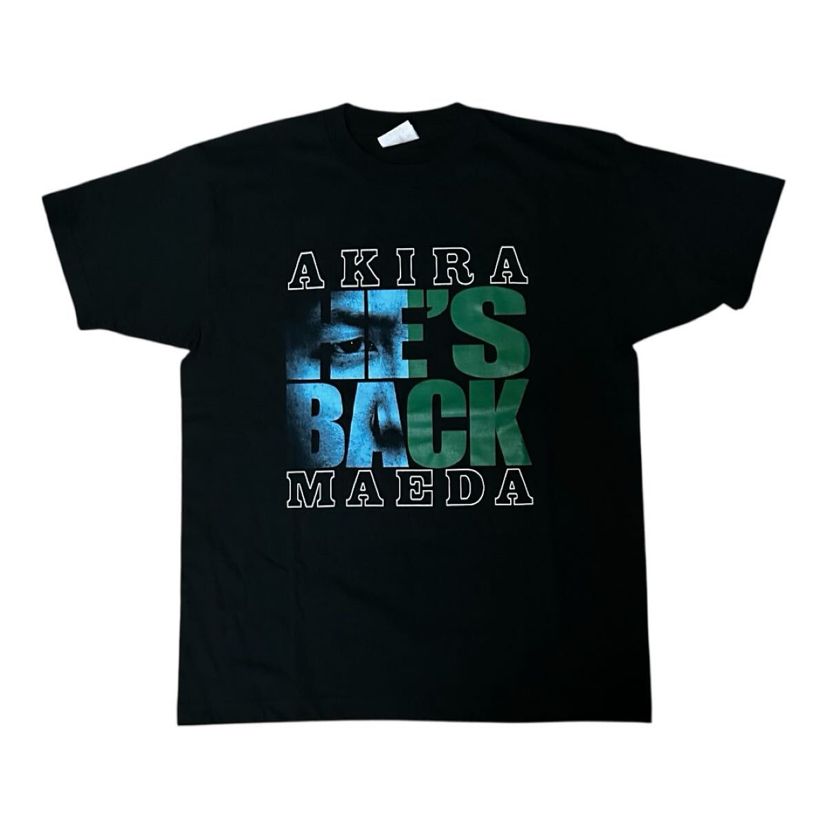 良品 前田日明 Tシャツ HE'S BACK Tシャツ L プロレス拍卖