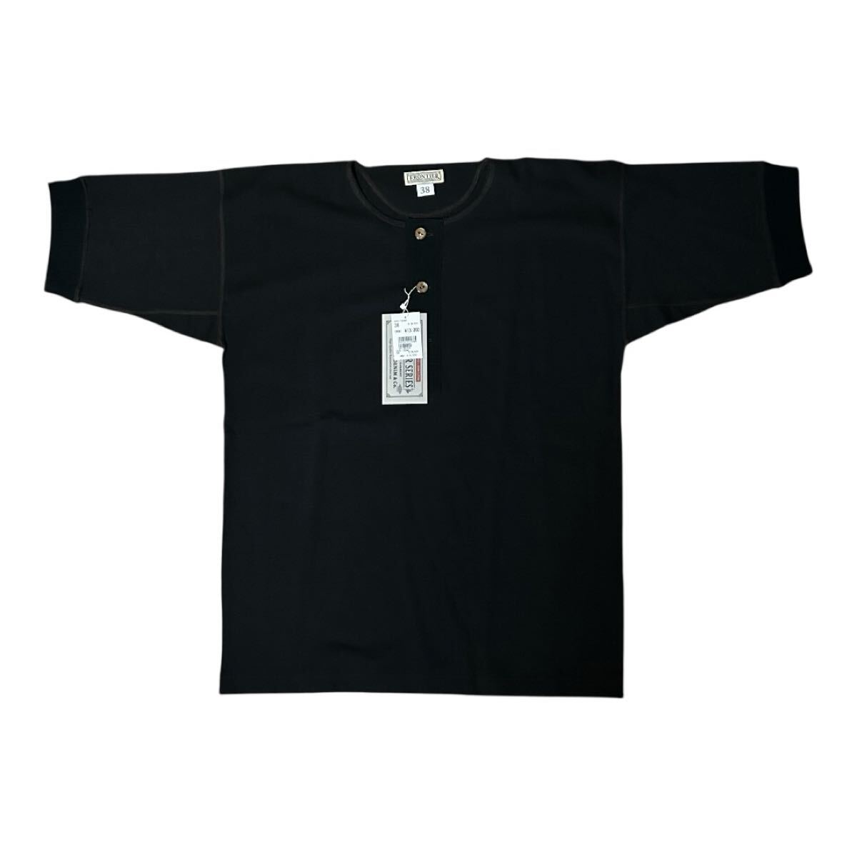 未使用 FRONTIER PHERROW'S ヘンリーネック Tシャツ 38拍卖