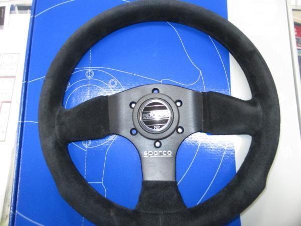 SPARCO JAPAN スパルコ 正規品 P300 ステアリング BKスエード/BKスポーク 30φ ハンドル拍卖