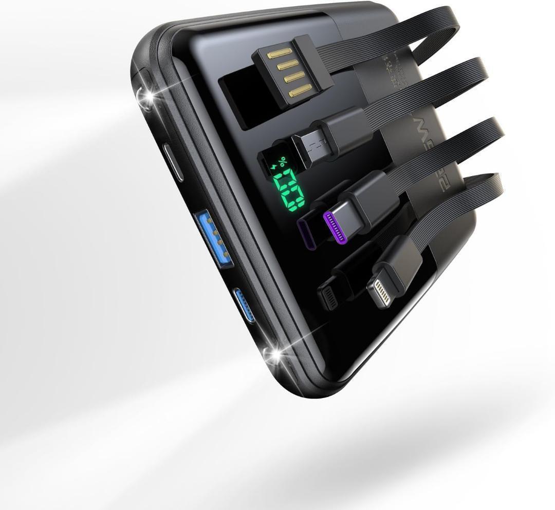 モバイルバッテリー 軽量 小型 15000mAh 5台同時充電 iPhone拍卖