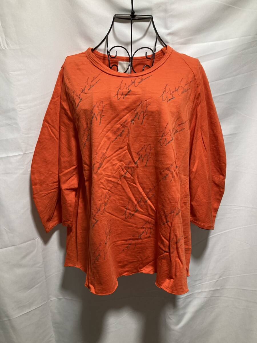 sensounico センソユニコ GARDECOLLECTIVE トップス カットソー チュニック 古着 レディース 五分袖 38 春 夏 GA-8-16拍卖