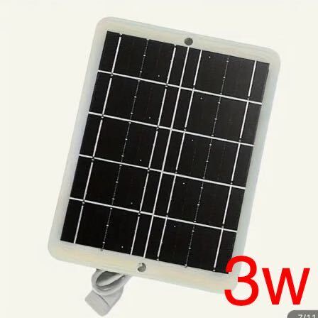 3W 5V ソーラーパネル 充電器 USB付き ポータブル拍卖