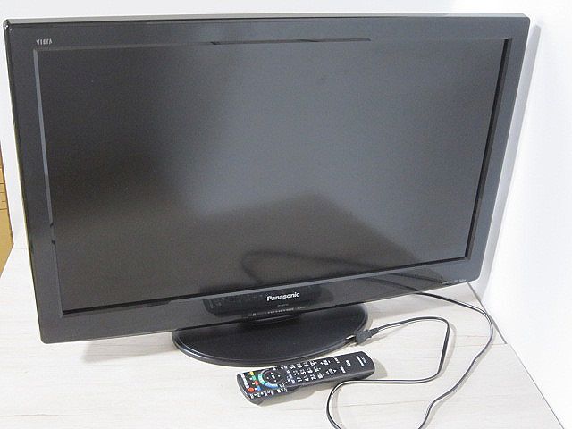 【引取限定】埼玉県 Panasonic パナソニック Viera ビエラ 32型 液晶テレビ TH-L32X22-K 2010年製 リモコン付 動作確認【中古】YO8001MIZ拍卖