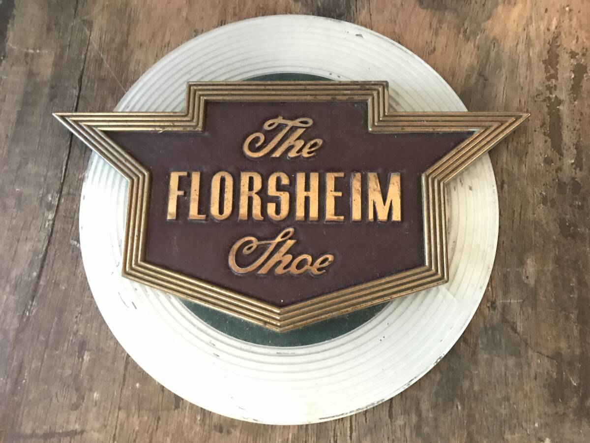 50s~ヴィンテージ Florsheim フローシャイム シューズ ディスプレイ 店舗 ショップ サイン 什器 看板 USA オールデン レッドウイング 拍卖
