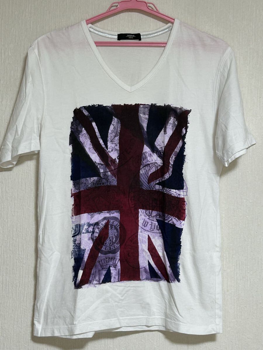 美品 NICOLE Selection ユニオンジャック 半袖Tシャツ L拍卖