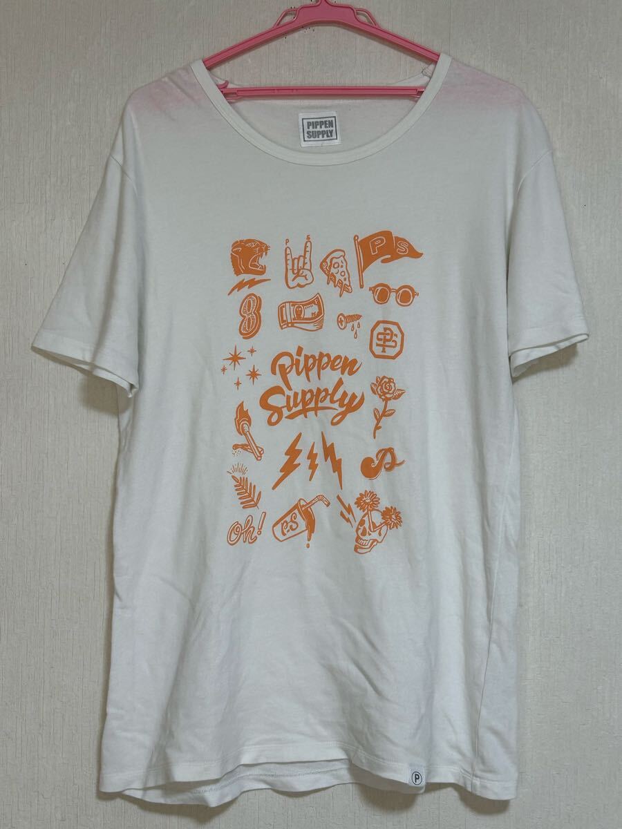 PIPPEN SUPPLY ピッペンサプライ POPイラスト 半袖Tシャツ拍卖