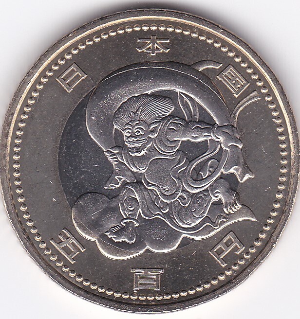 ★東京2020パラリンピック競技大会記念 500円 風神 未使用★拍卖