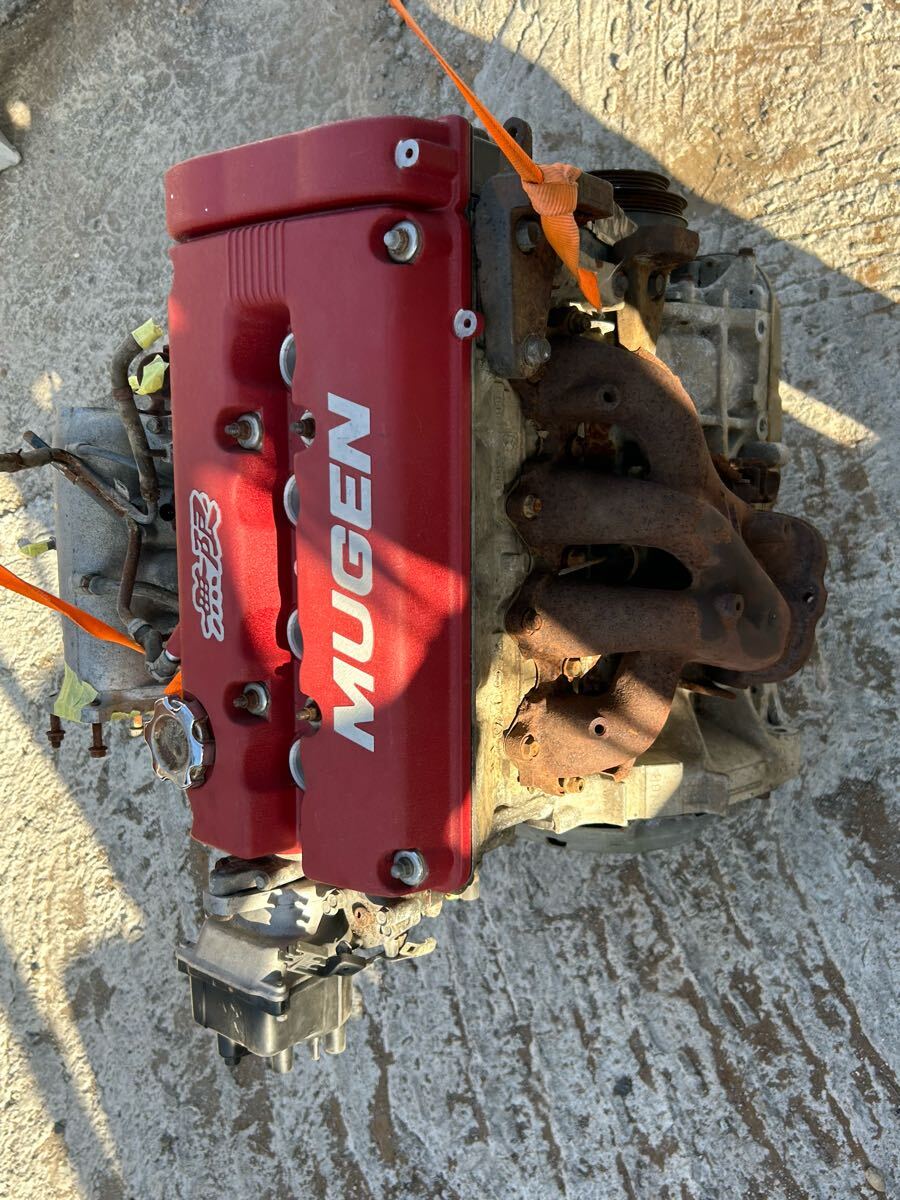 b16b エンジン 破損無し クランクスムーズ 無限 mugen シビック タイプR type-R ek9 検 eg6 civic b18c インテグラ dc2 db8 拍卖