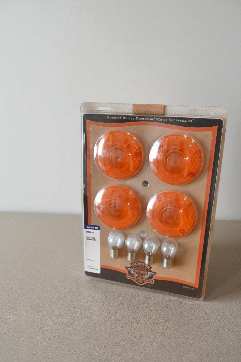 ○HARLEY DAVIDSON 純正ウインカーレンズ セット 古道具のgplus広島2508k拍卖
