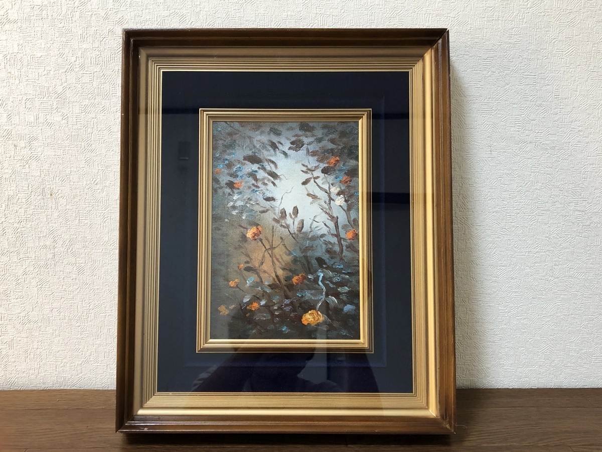 多田守正作 油彩 壁アート「真作」風景画 1976年 リビングルーム装飾 額付き 油絵、美術品インテリア レトロ調・自然、アート絵画拍卖