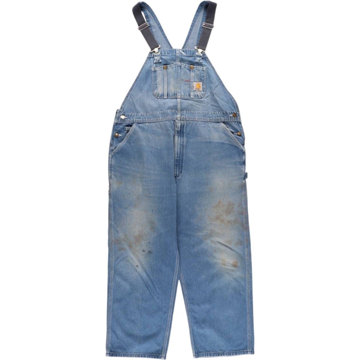 古着 ビッグサイズ カーハート Carhartt デニムオーバーオール メンズw44相当 /eaa572457拍卖