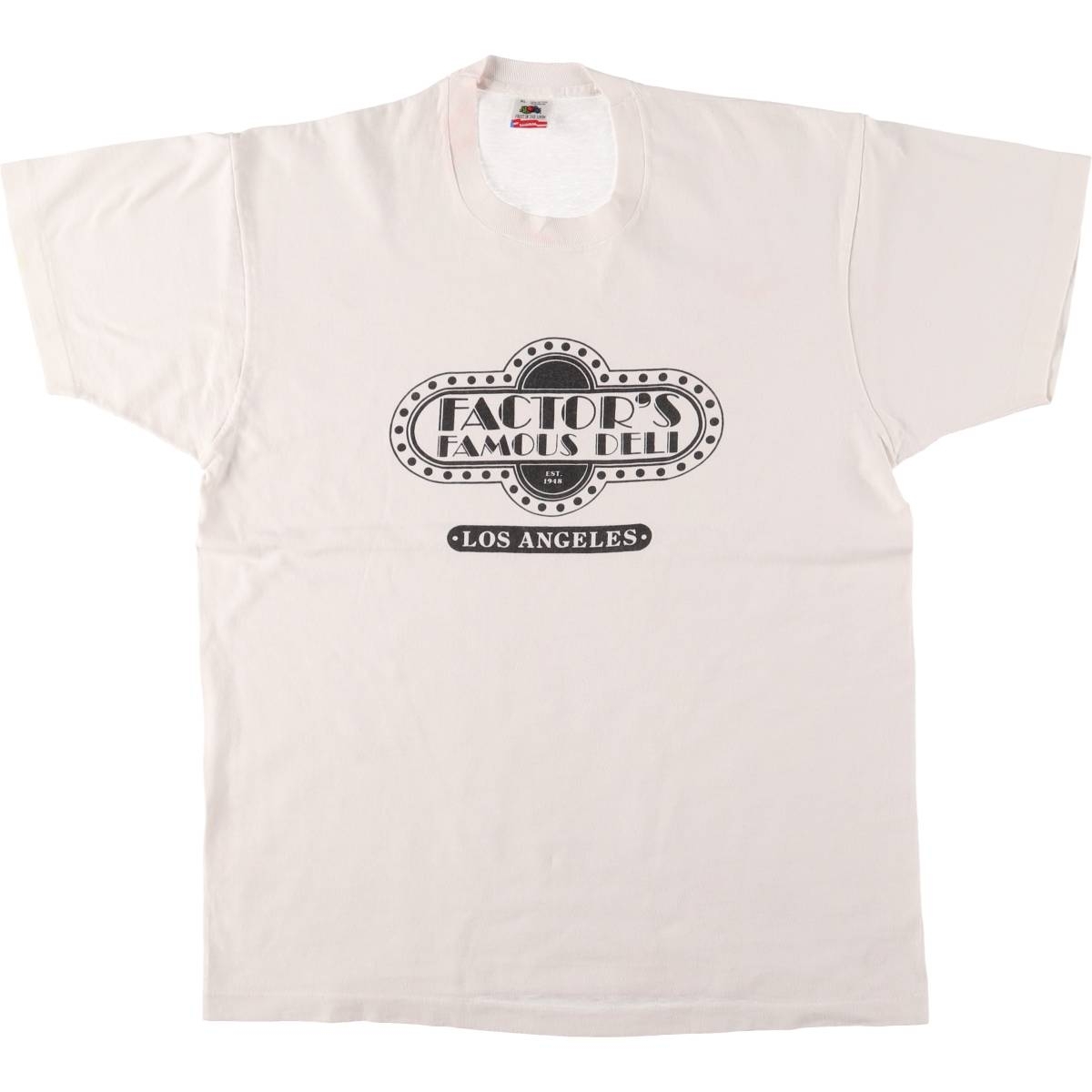 古着 90年代 フルーツオブザルーム FRUIT OF THE LOOM プリントTシャツ USA製 メンズXL相当 ヴィンテージ /eaa577832拍卖