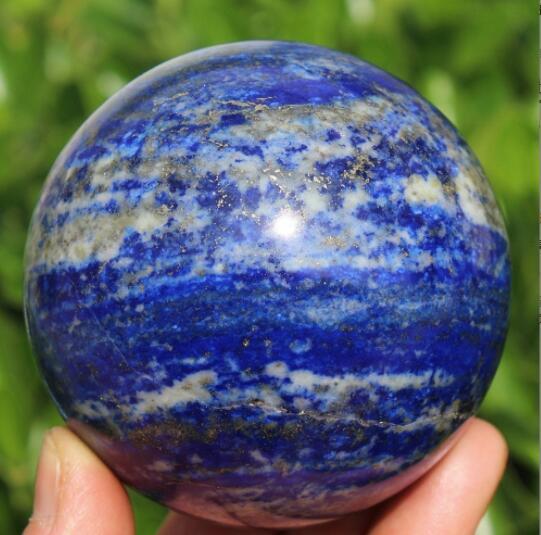 人気品高品質ナチュラルクリスタルボール 天然水晶 ミネラルラピスラズリ 水晶玉の石拍卖