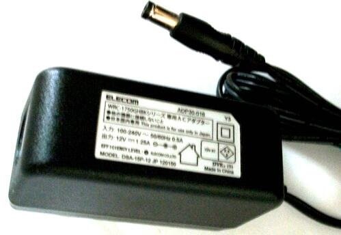 エレコム ADP30-016  ELECOM ACアダプター DSA-15P-12 JP 120150  12V 1.25A拍卖