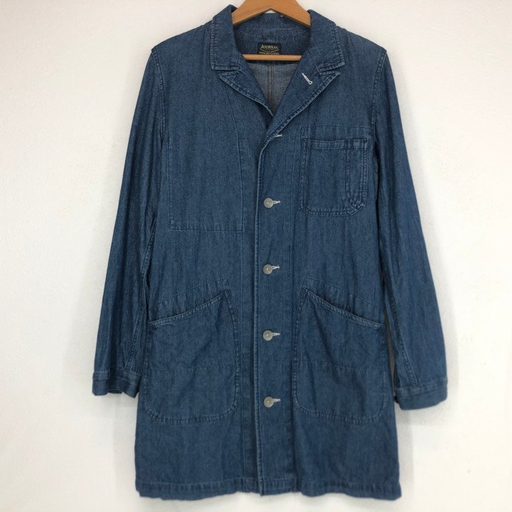 JOURNAL STANDARD ジャーナルスタンダード 薄手 デニム ロングジャケット SIZE: M インディゴブルー MH632025080523拍卖