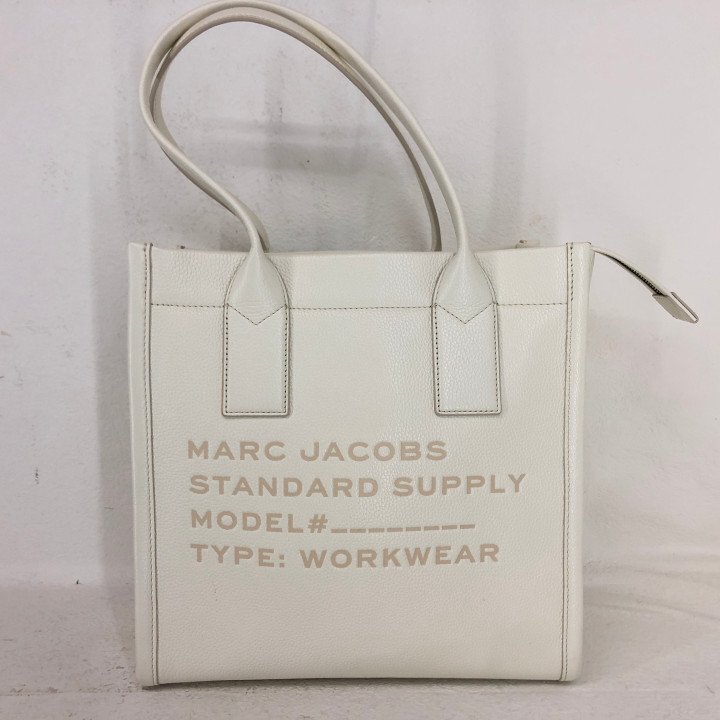MARC JACOBS マークジェイコブス スタンダードサプライ レザー トートバッグ ホワイト LH632025080421拍卖