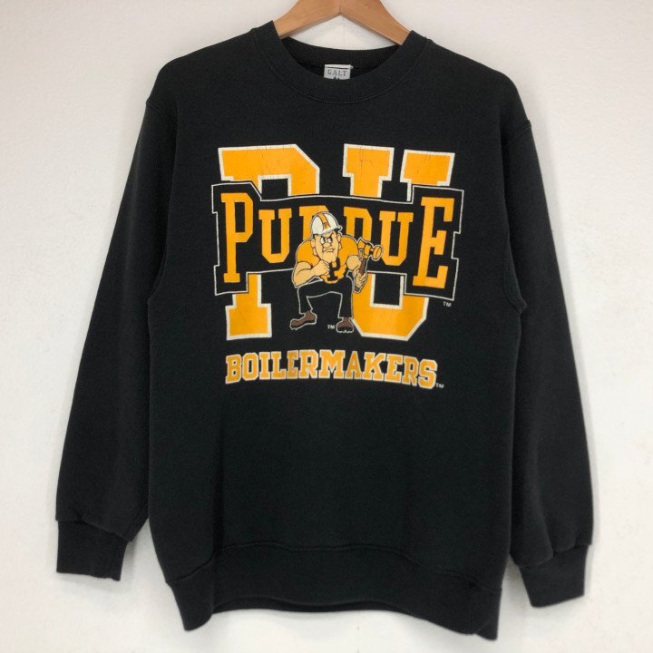 90s GALT SAND ゴールトサンド USA製 ガレッジ スウェット トレーナー SIZE: LG (16-18) ブラック ヴィンテージ MH632025081507拍卖