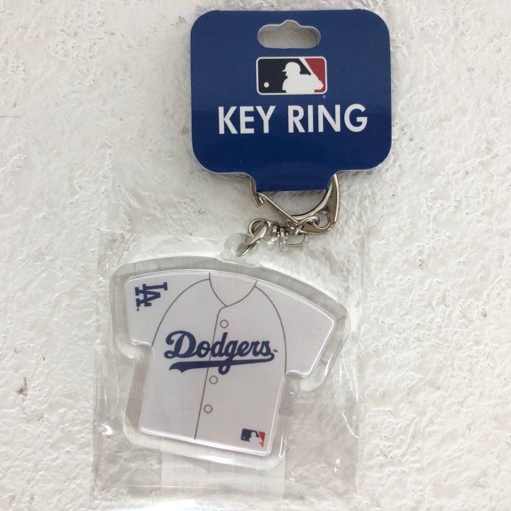 Dodgers ロサンゼルス ドジャース MLB エムエルビー ユニフォーム型 KEY RING キーリング キーホルダー MU632025081518拍卖